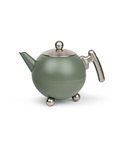Theepot Duet Bella Ronde 1,2L legergroen