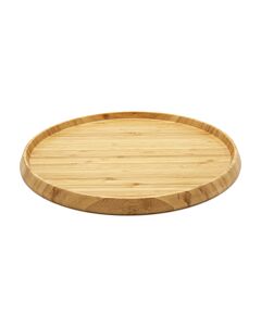 Dienblad rond bamboe naturel Ø35x2cm