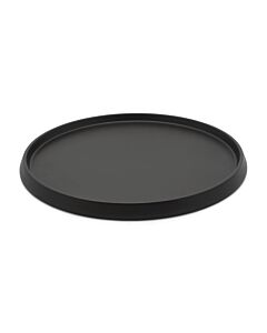 Dienblad rond bamboe zwart Ø35x2cm