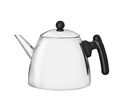 Theepot Duet Classic 1,2L zwart beslag