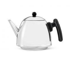 Theepot Duet Classic 1,2L zwart beslag