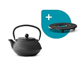 Theepot Jang 0,8L gietijzer zwart