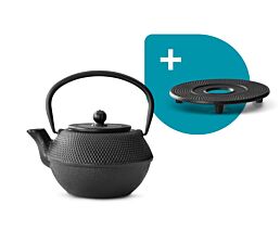 Theepot Jang 1,1L gietijzer zwart