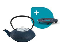 Theepot Yantai 1,2L, donkerblauw